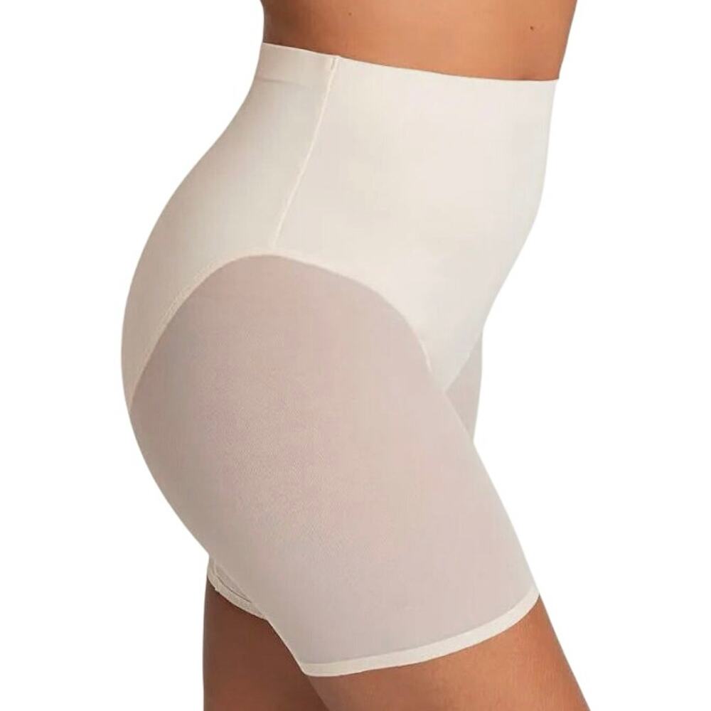 Shapermint 2X Empower Mesh Shaper Shorts Ivory